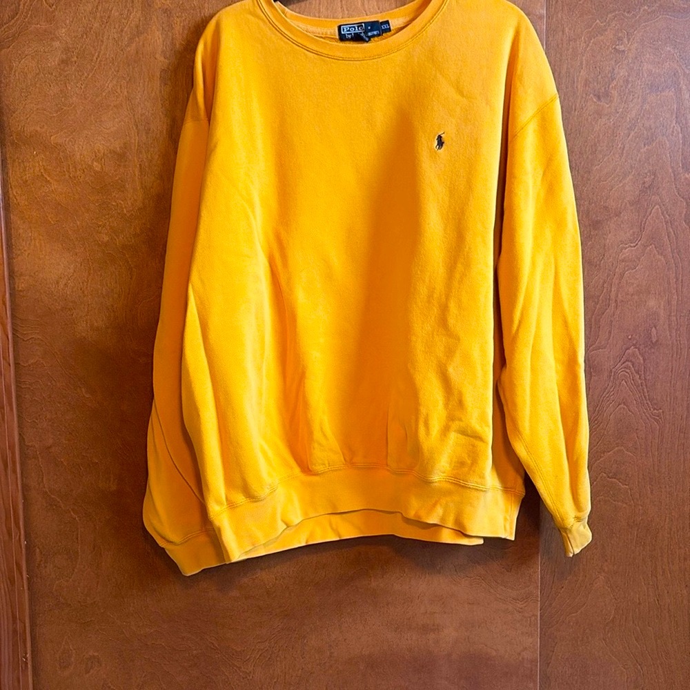 Polo by Ralph Lauren Gold Polo Sweatshirt XXL